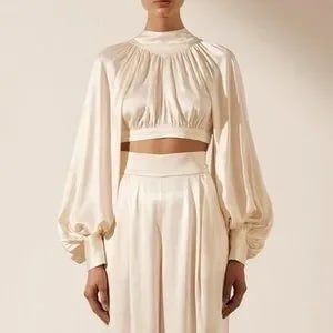 Shona Joy La Lune High Neck Top Sz 6